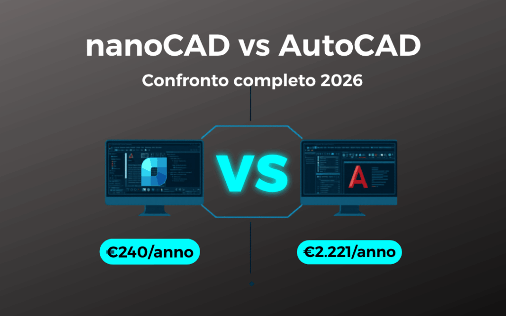 CAD Software Comparison Banner nanocad vs autocad